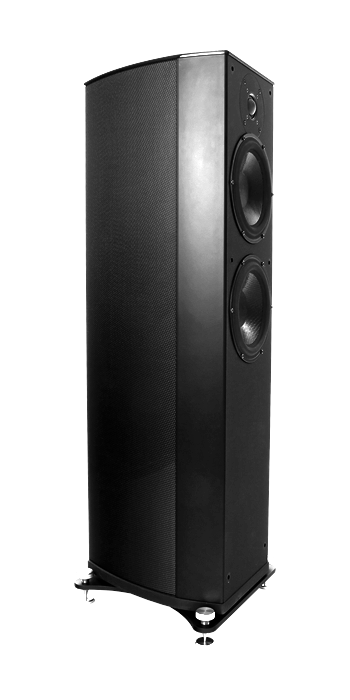 Wilson Benesch Curve loudspeaker front view grill off