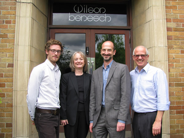 Craig, Christina and Luke Milnes of Wilson Benesch