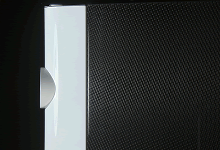 Wilson Benesch Vector loudspeaker side view of port